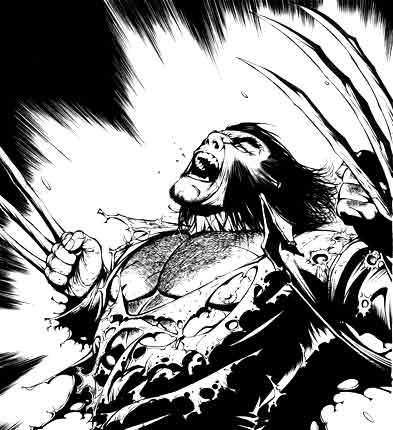 Wolverine, inks by Gerry Alanguilan