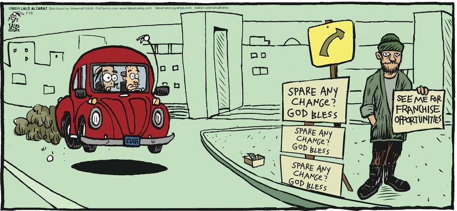 La Cucaracha by Lalo Alcaraz