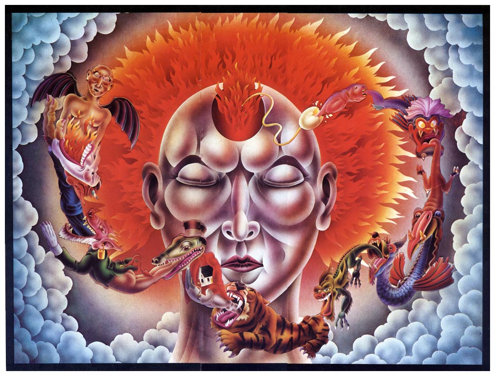 From The Beatles Illustrated Lyrics, 'Instant Karma', by Alan Aldridge