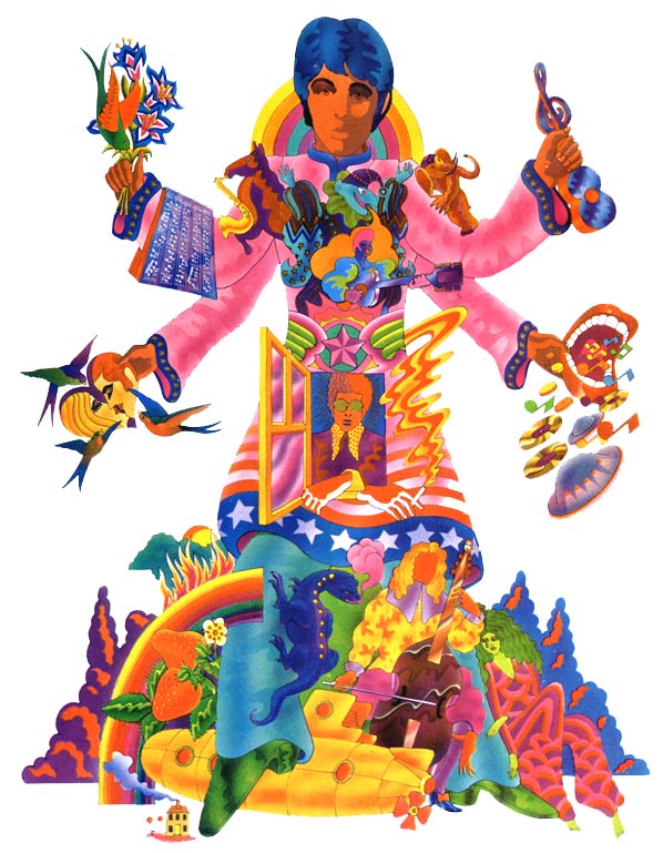 From The Beatles Illustrated Lyrics, by Alan Aldridge