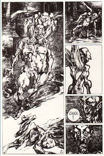 Chuck comic, by Mircea Arapu