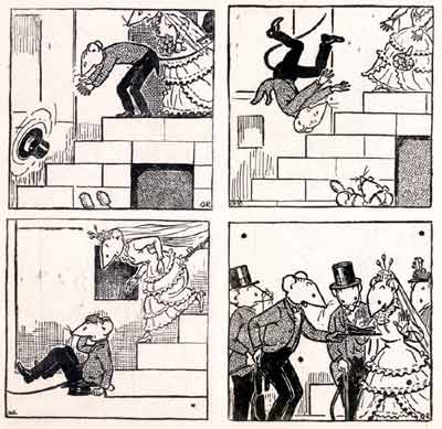 Snuffelgraag en Knagelijntje, door Gerrit Rotman