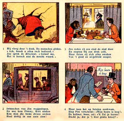 De Vroolijke Avonturen van twee Kwaje Apen Pimmy en Jimmy, door Daan Hoeksema