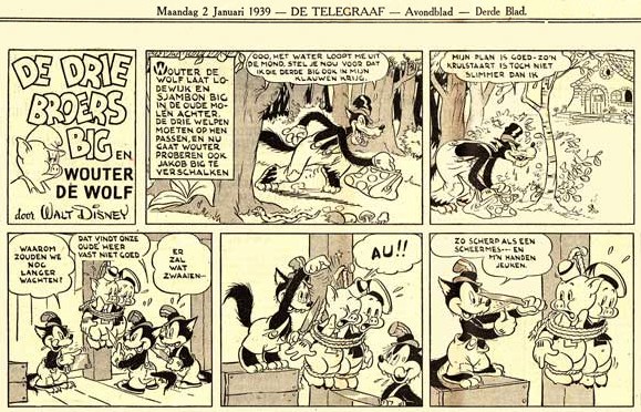 De Grote Boze Wolf in De Telegraaf