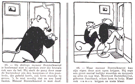 Snuffelgraag en Knagelijntje, door Albert Funke