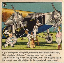 Witje op Java Gitje (Union-fabriek te Amsterdam bezocht) tekening Peter Lutz