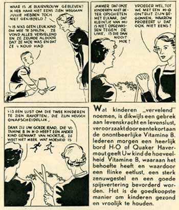 H-O/havermout advertentie