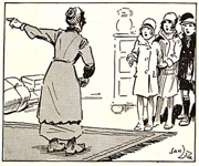 KRO Gids illustratie door Jan Lutz