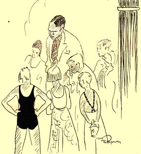 illustratie door Henk van Bottenburg (Kleine Schouwvenster)