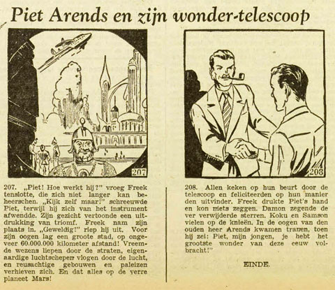 Piet Arends en zijn wonder-telescoop