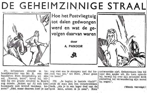 De Geheimzinnige Straal door A. Pandor