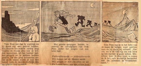 Tom Poes en de Laarzenreuzen, door Marten Toonder