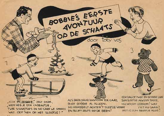 Bobbie's Eerste Avontuur op de Schaats, door Toby Vos