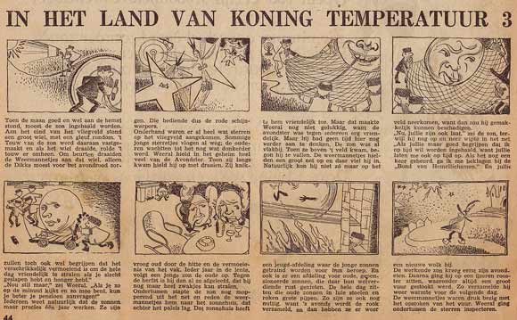 In het land van koning Temperatuur, uit De Fontein