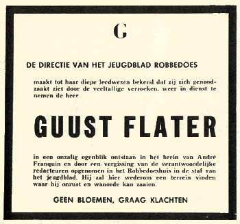 Bekendmaking Robbedoes