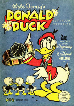 De eerste Donald Duck, october 1952