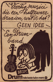 Drum reclame uit 1971