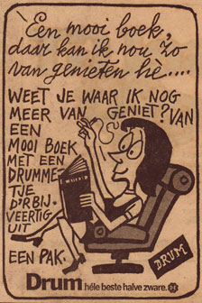 Drum reclame uit 1971