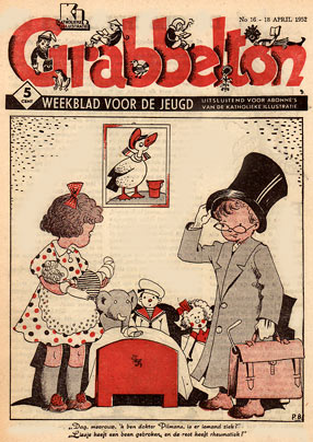 Grabbelton voorplaat door Piet Broos