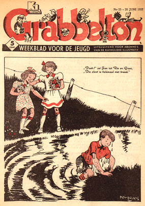 Grabbelton voorplaat door Piet Broos