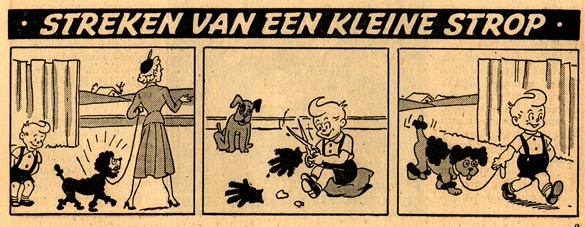 Streken van een kleine strop door Frans Piet