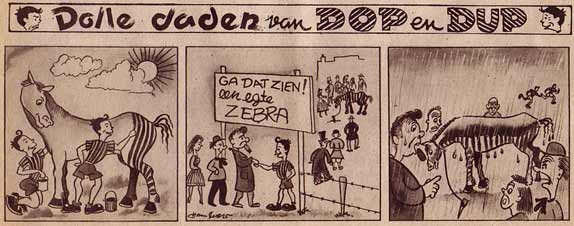 Dolle daden van Dop en Dup, door Hans Ducro (feb. 1950)