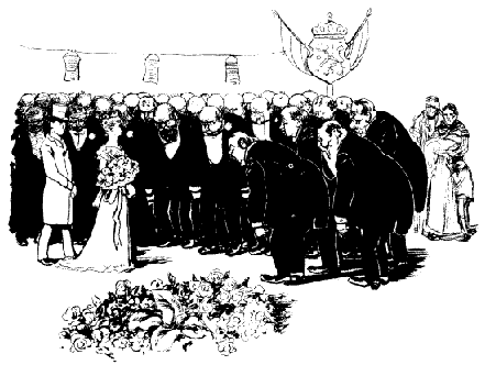 De Koningin bezoekt Groningen, door Albert Hahn 1903