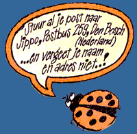 Jippo post. Illustratie Chris Roodbeen