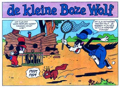 Kleine Boze Wolf door Jan Steeman