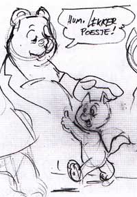 Bommel en Poes door Albert van Beek