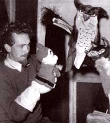 Jan van Oort met zijn creaties