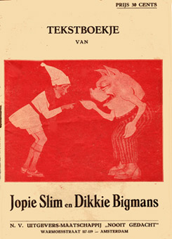 Jopie Slim tekstboekje