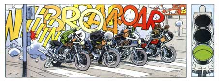 motorcycle panel by the Joe Bar Team