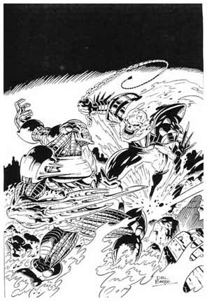 comic art by Dell Barras