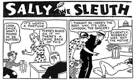 Sally the Sleuth by Adolphe Barreaux