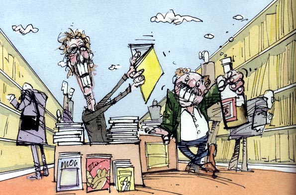 Klaas and Kees from Lambiek, by Derek Bauer