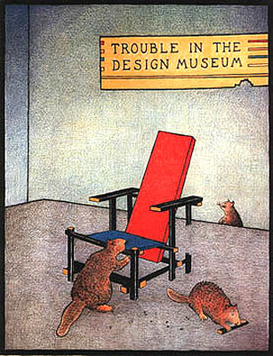 comic art by Glen Baxter