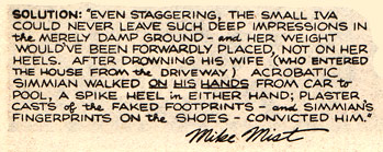 Mike Mist, by Terry Beatty