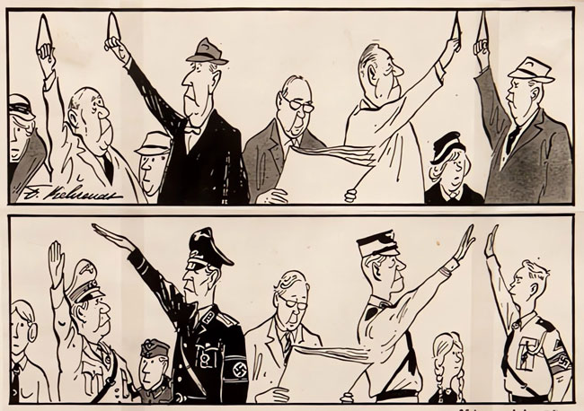 Cartoon by Fritz Behrendt