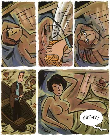 panel from Monsieur Jean 4, by Philippe Dupuy and Charles Berberian