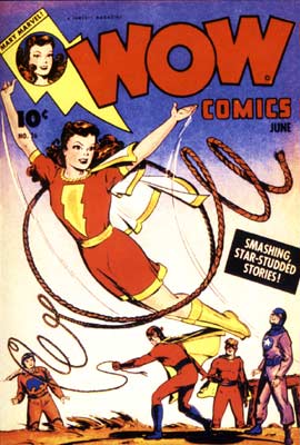 Wow Comics cover, by Jack Binder (1944)