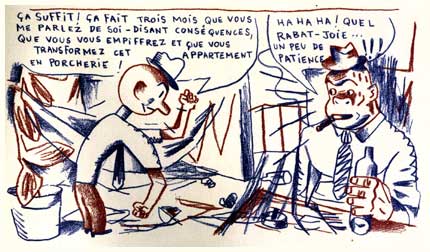 comic art by Blexbolex