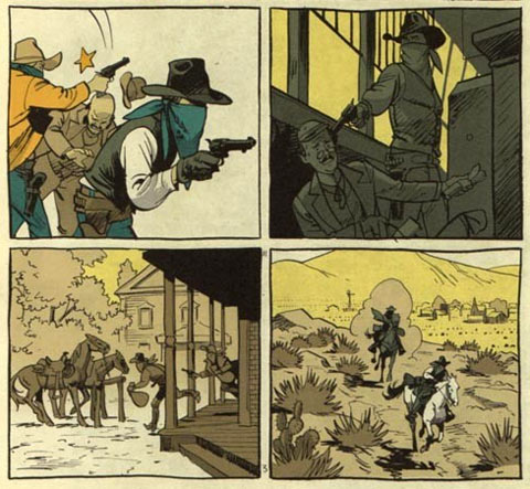 Texas Cowboys by Matthieu Bonhomme