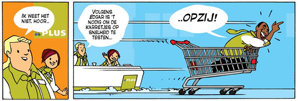 Plus comic by Marcel Bosma