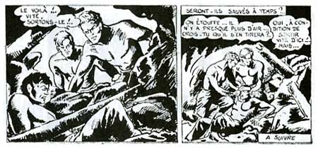 Bataille dans la Mine, by Remy Bourles (1947)