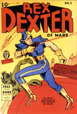 Rex Dexter of Mars, by Dick Briefer (1940)