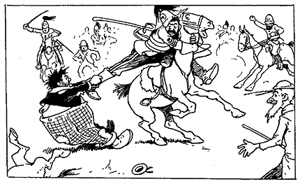 Weary Willy and Tired Tim versus the Cavalry, by Tom Browne