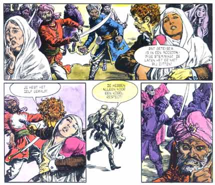 comic art by Guido Buzzelli