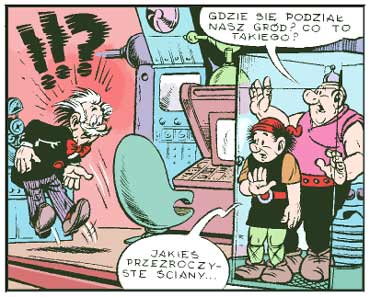 comic art by Janusz Christa