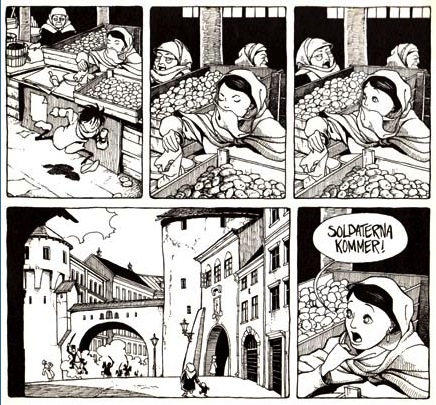 Odilou, art by Charlie Christensen (Galago, February 1986)